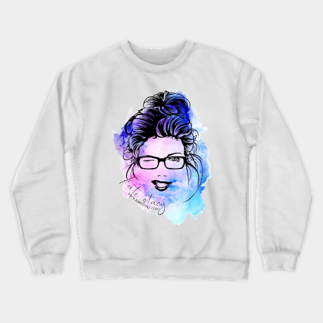 Nerdy Girl Crewneck Sweatshirt by Kate Stacy